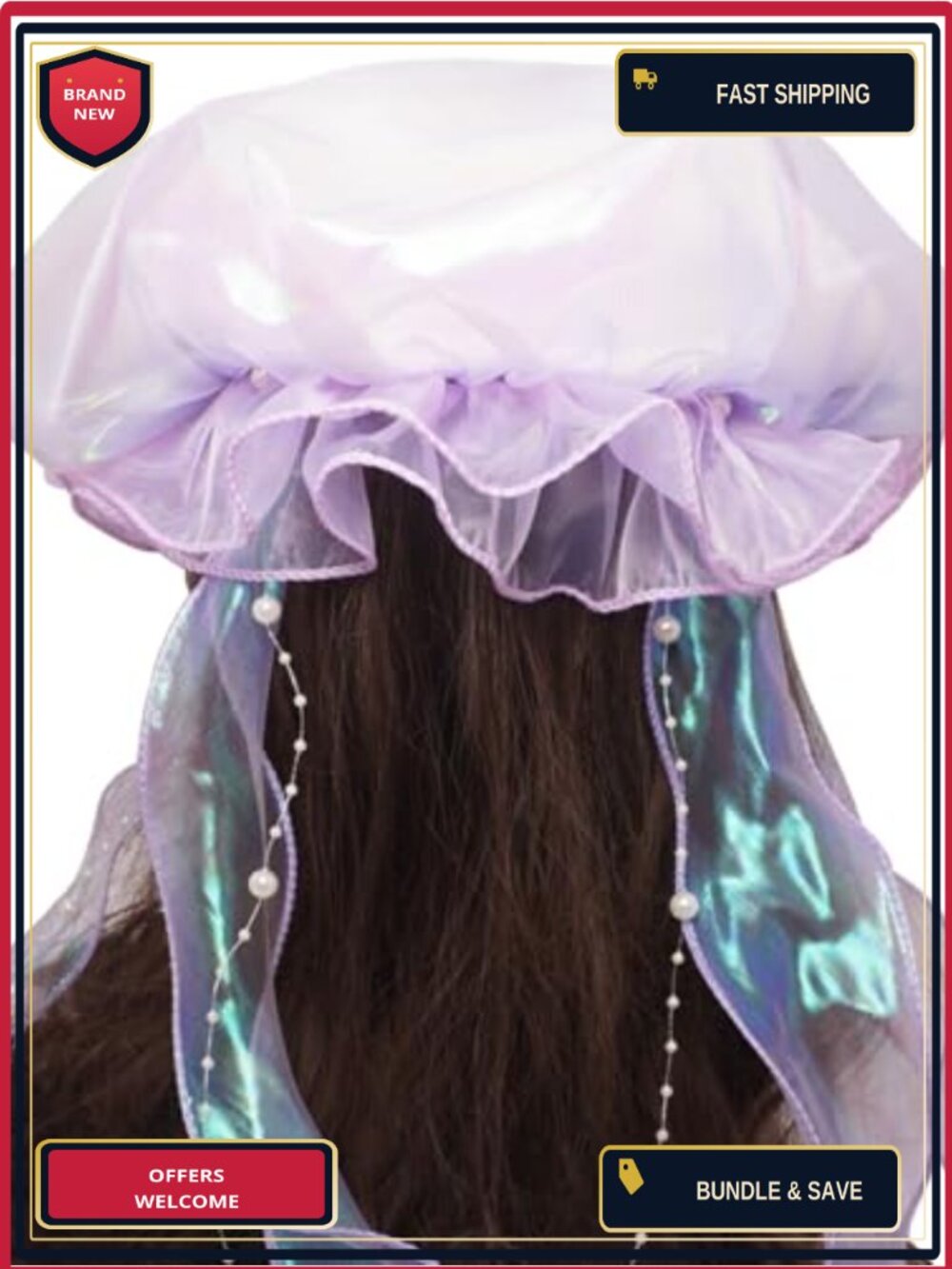 Handmade Magic Jellyfish Beret Painter Hat Cosplay Holiday Cap